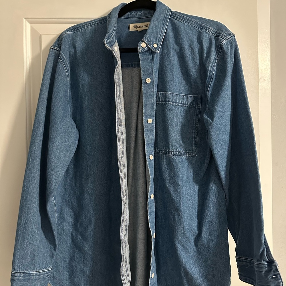 Madewell Blue Button Down Shirt